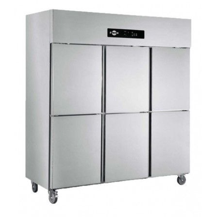 6 DOORS UPRIGHT CHILLER STAINLESS STEEL CSUF15B6