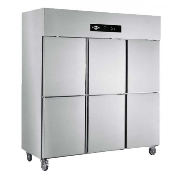 6 DOORS UPRIGHT CHILLER STAINLESS STEEL CSUF15B6