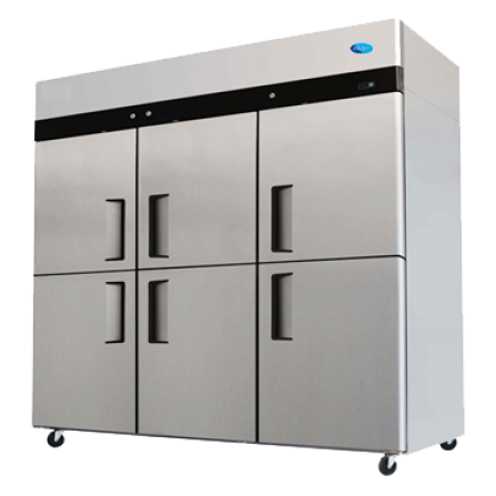 SIX DOOR STAINLESS STEEL FREEZER YBF9243
