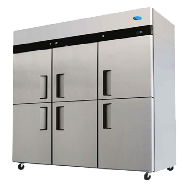 SIX DOOR STAINLESS STEEL FREEZER YBF9243