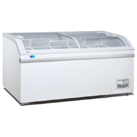 CURVED GLASS DISPLAY FREEZER