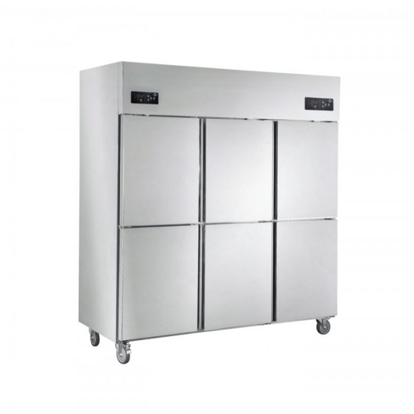 UPRIGHT DUAL TEMPERATURE REFRIGERATOR 2 DOORS FREEZER / 4 DOORS CHILLER CSUF15A2B4